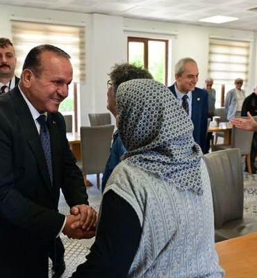 Kepez'de  KKTC heyeti ağırlandı