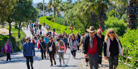 Bodrum’da Kadıkalesi rotasında kültür ve doğa yürüyüşü düzenlendi