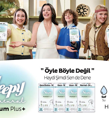 En yoğun günlerin vazgeçilmez konforu Sleepy Bio Natural Premium Plus Hijyenik Ped