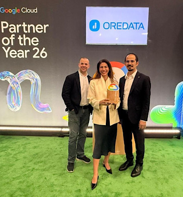 Oredata, üçüncü kez “Google Cloud Yılın İş Ortağı” ödülünün sahibi oldu