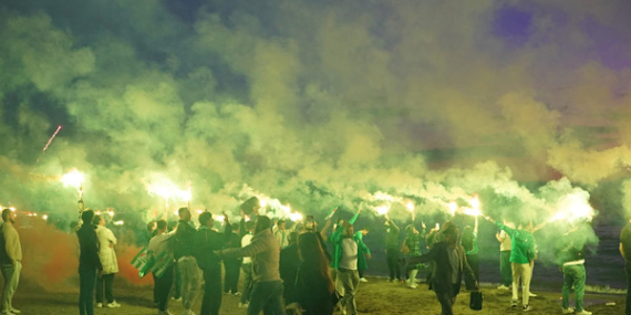 İznik’te Bursaspor’un şampiyonluğu kutlandı