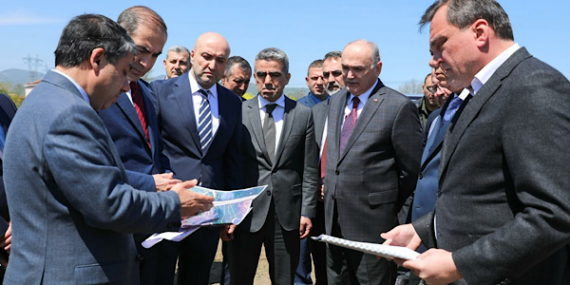 Düzce’de Gümrük ve Lojistik Merkezi projesinde saha incelemesi