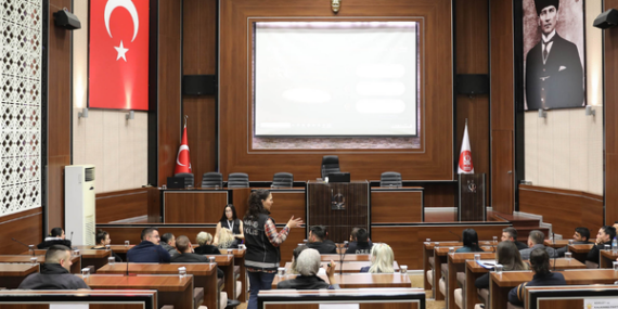 Keçiören'de özel güvenlik personeline NARKO KAAN eğitimi verildi