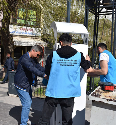 Siirt’te erişilebilirlik hizmetleri kapsamında şarj istasyonları kuruldu