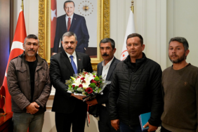 İçişleri Bakanı Çiftçi,  maden işçileriyle görüştü