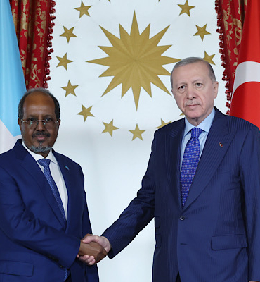Cumhurbaşkanı Erdoğan, Somali Cumhurbaşkanı Mahmud ile görüştü