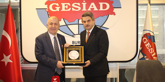 Özdağ, GESİAD’ı ziyaret ederek genç iş insanlarıyla bir araya geldi