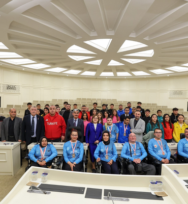 Gaziantep’te sporcularla toplantı yapıldı