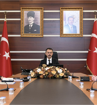 Vali Aktaş, VKS toplantısına katıldı