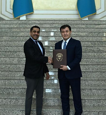 Kazakistan Dışişleri Bakan Yardımcısı Bakayev, Ghunaiman ile görüştü